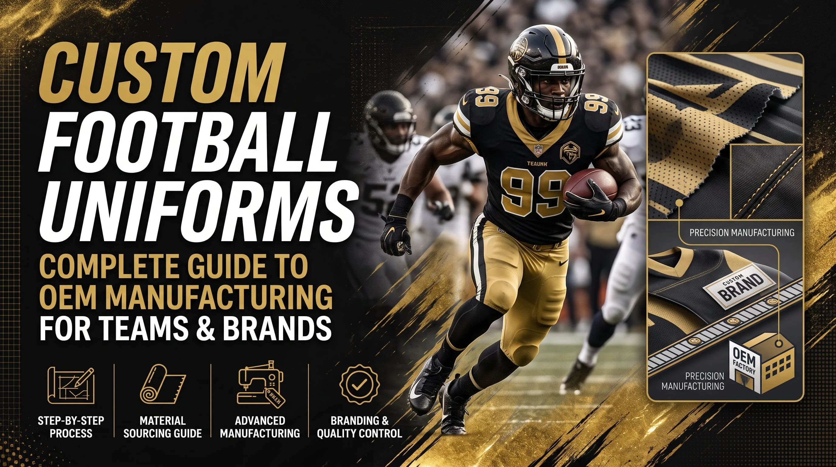 Custom Custom American Football Uniforms Manufacturer Factory