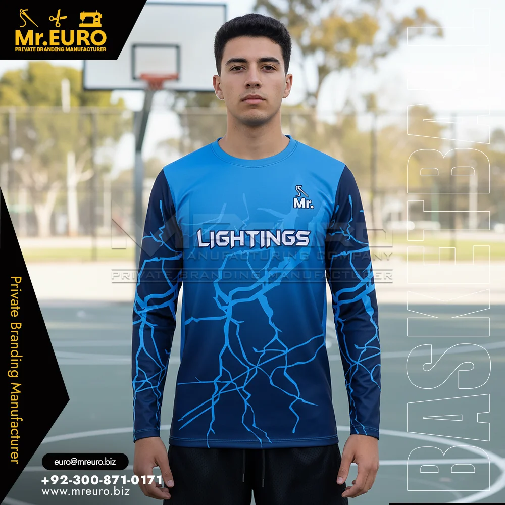 Custom Full Sleeve Basketball Shooting Shirt Custom Wear - Custom Basketball Uniforms