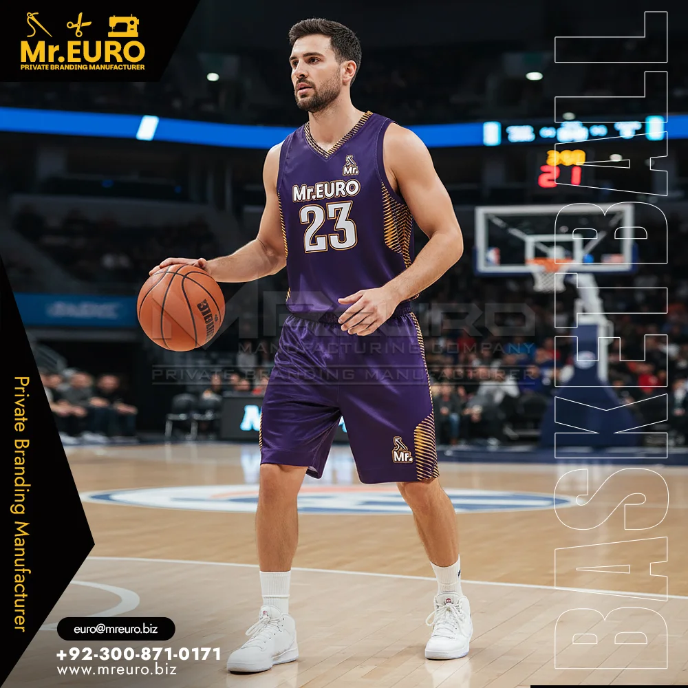 Custom Athletic Fit High Performance Basketball Uniform - Custom Basketball Uniforms
