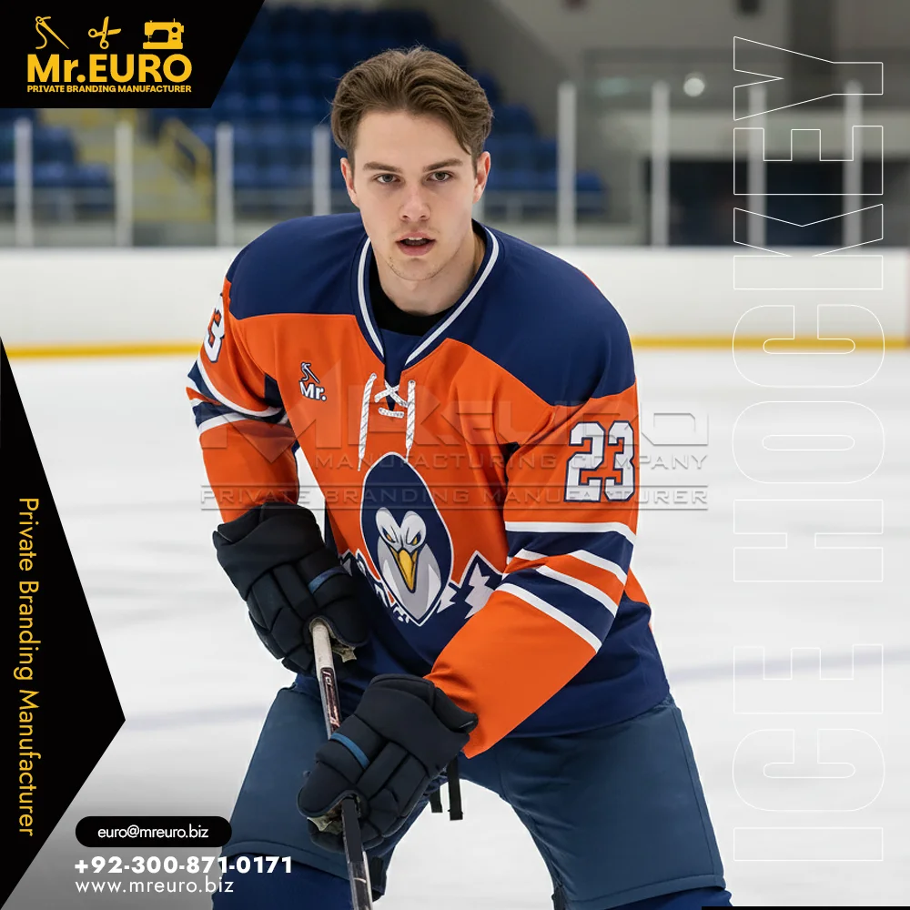 Custom Sports Ice Hockey Lace-Up Jersey Custom Design - Custom Ice Hockey Uniforms