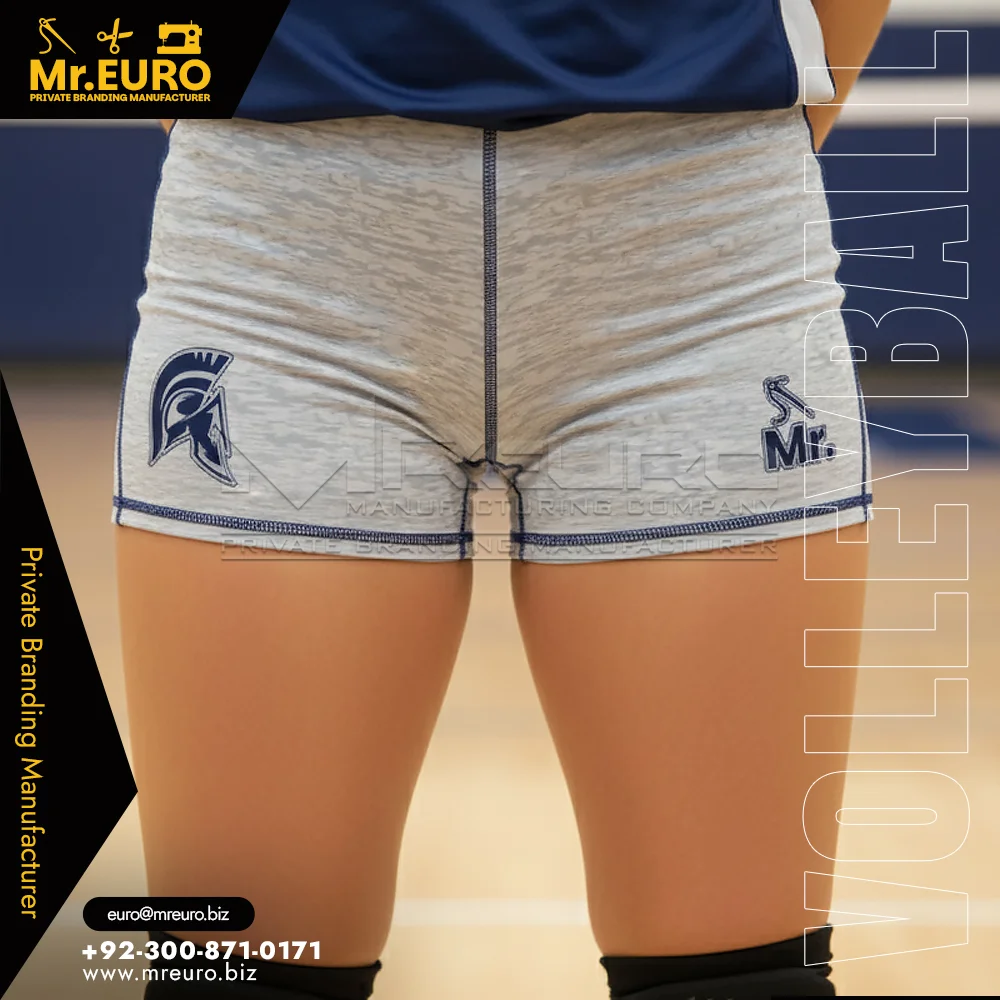Custom 4" Volleyball Attack Shorts Custom Sublimated Fit - Custom Volleyball Uniforms