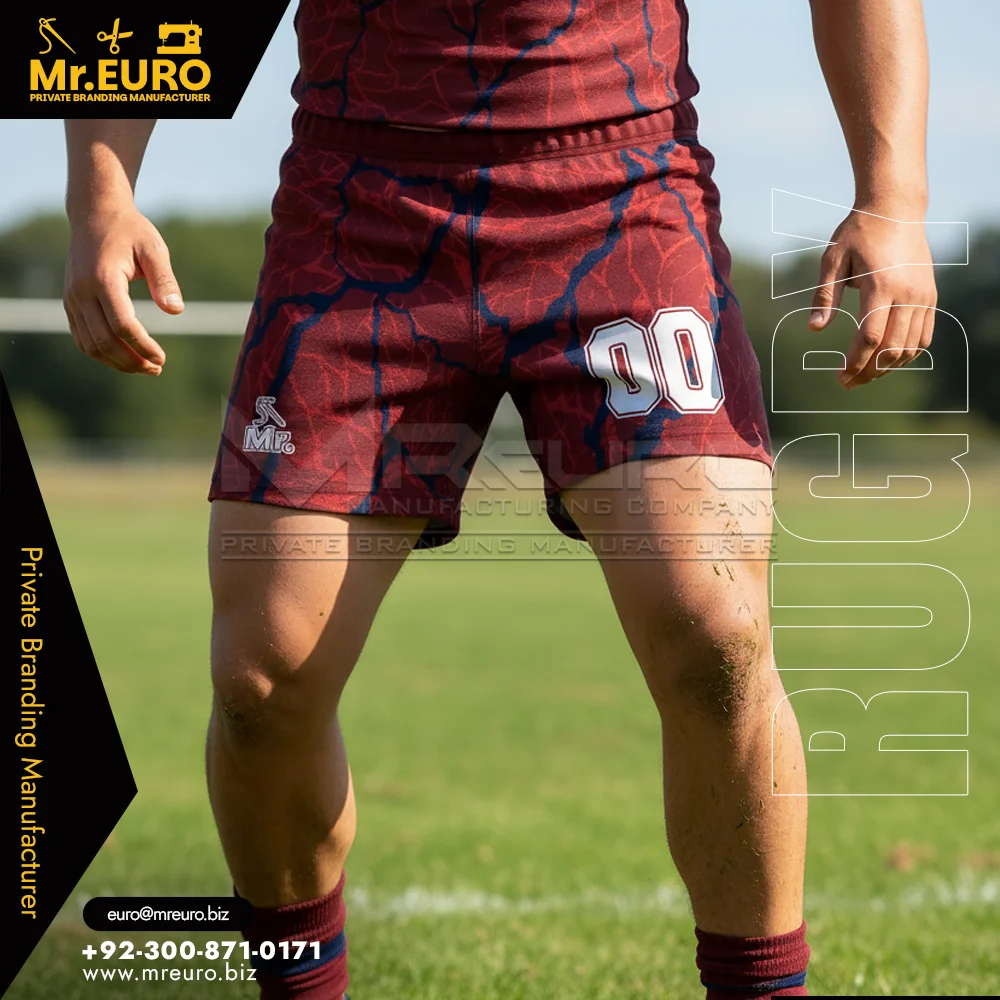 Custom Sublimation Team Rugby Shorts Matching Squad Kit - Custom Rugby Uniforms