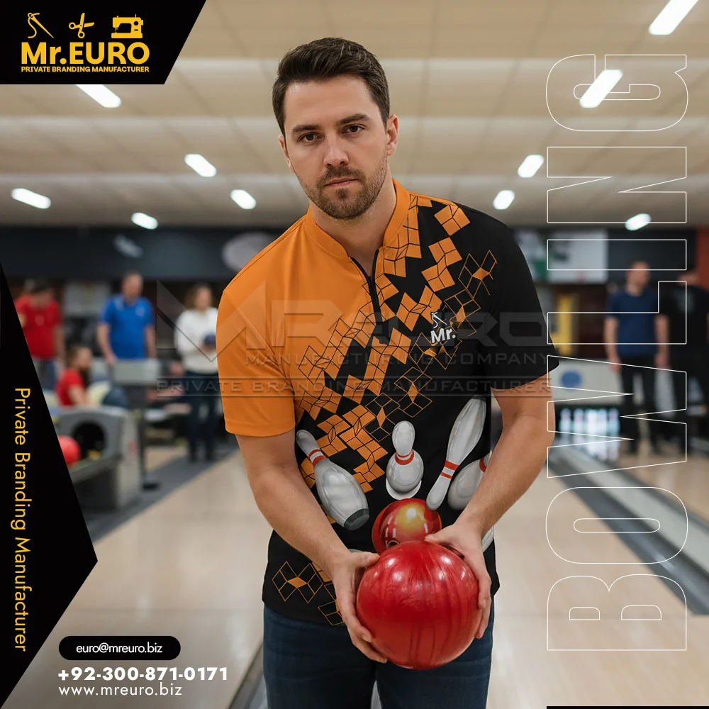 Custom Performance Bowling Quarter Zip Shirt Custom Fit - Custom Bowling Uniforms