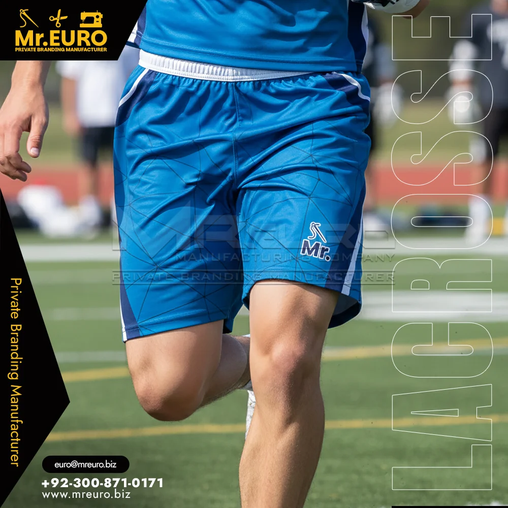 Custom Sublimated Lacrosse Shorts, Fully Custom Team Design - Custom Lacrosse Uniforms