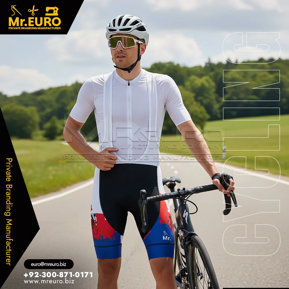 Custom Sublimation Cycling Bib Shorts for Road Race Days - Custom Cycling Uniforms