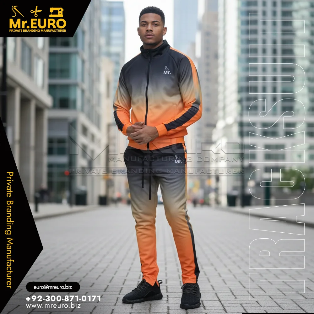 Custom Unisex Sublimated Gradient Tracksuit for All Wear - Tracksuits