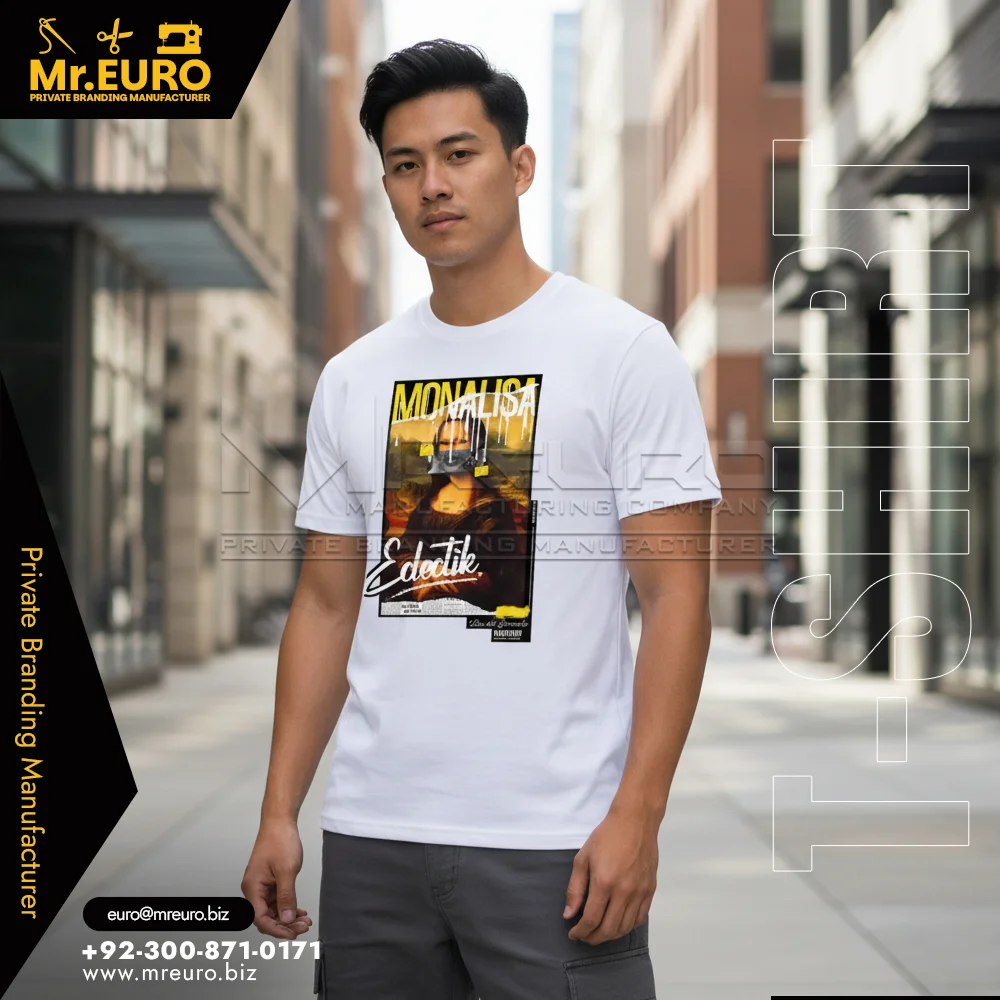 Custom Casual White Printed T-Shirt Everyday Comfort - T-Shirts