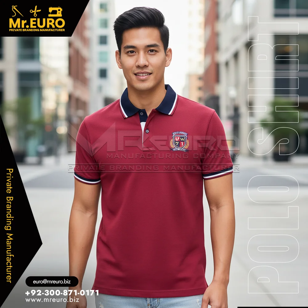 Custom Classic Maroon Polo Shirt for Timeless Style - Polo Shirts