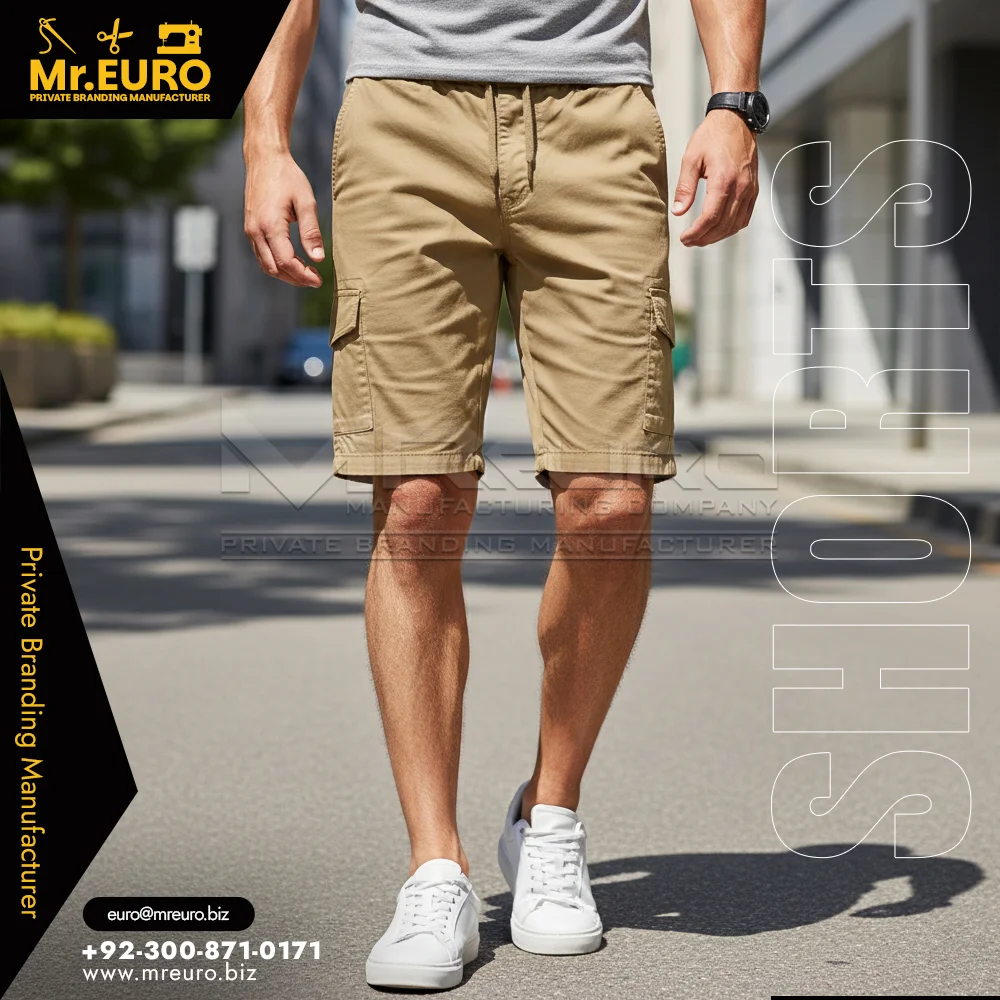 Custom Summer Leisure Solid Color Casual Shorts Men - Casual Shorts