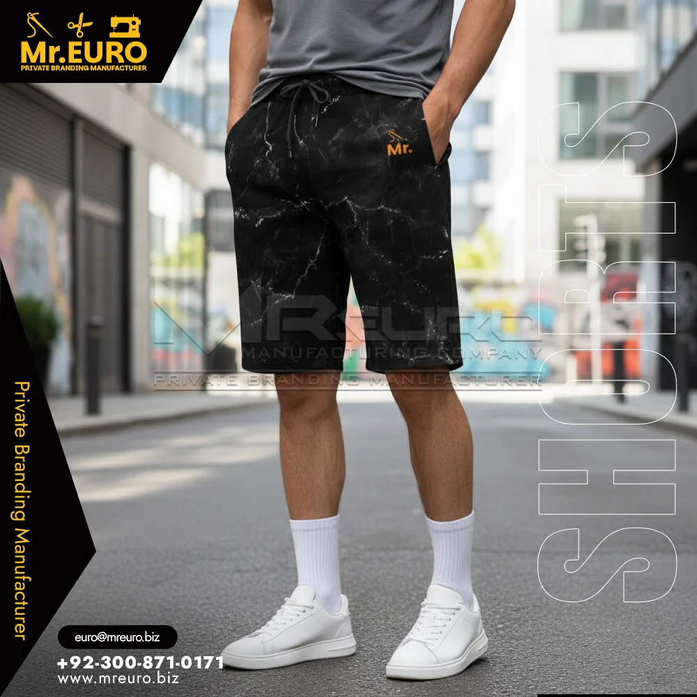 Custom Black Sublimation Sports Shorts - Sports Shorts