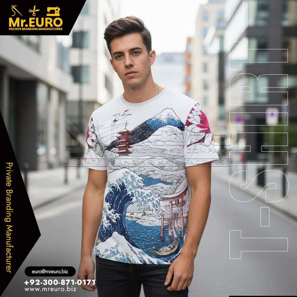 Custom White Graphic Sublimation T-Shirt Clean Style - Sublimation T-Shirts