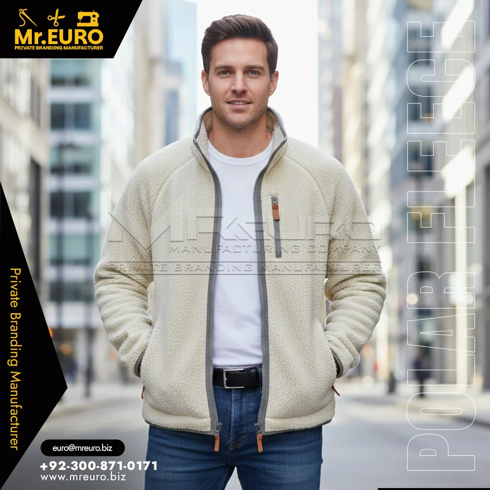 Custom Soft Winter Casual Polar Fleece Jacket - Polar Fleece Jackets