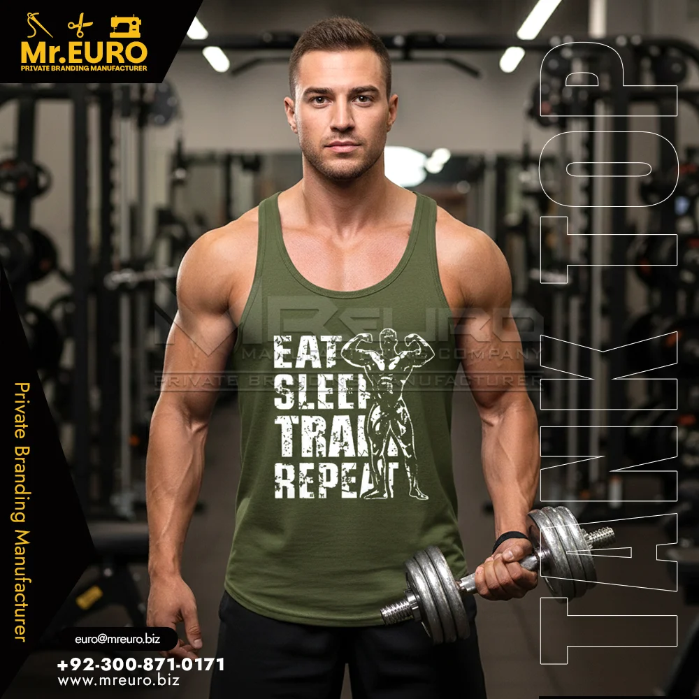 Custom Sleeveless Workout Gym Tank Top Training - Tank Top