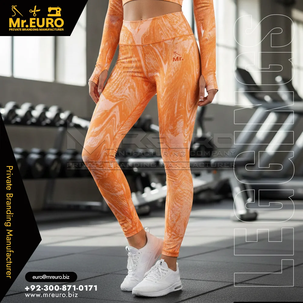 Custom Stylish Printed Fitness Leggings Women - Leggings
