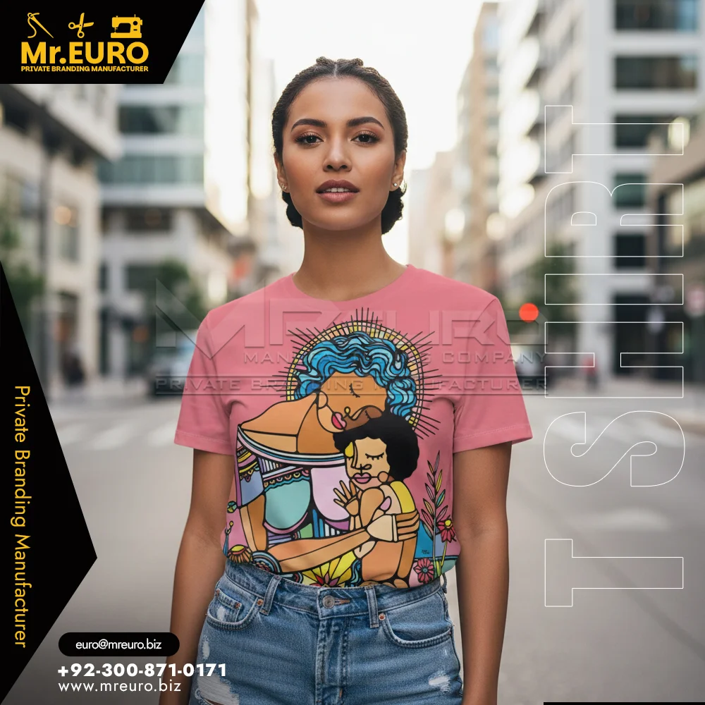 Custom Women Stylish Graphic Crew Neck T-Shirt - Women T-Shirts