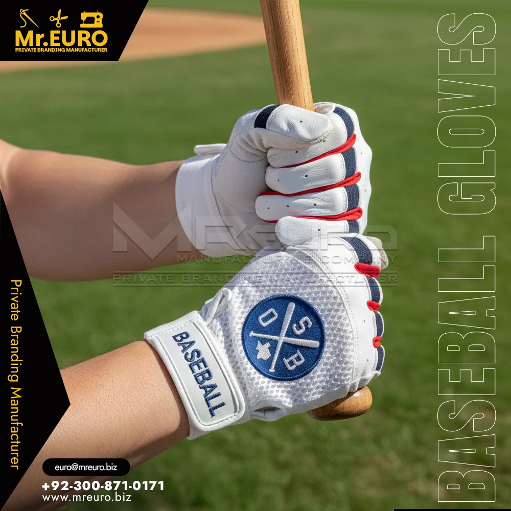 Custom Comfort Fit Baseball Batting Gloves Breathable Feel - Baseball Batting Gloves
