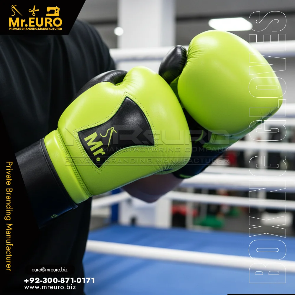 Custom Green Training & Sparring Boxing Gloves - Boxing Gloves