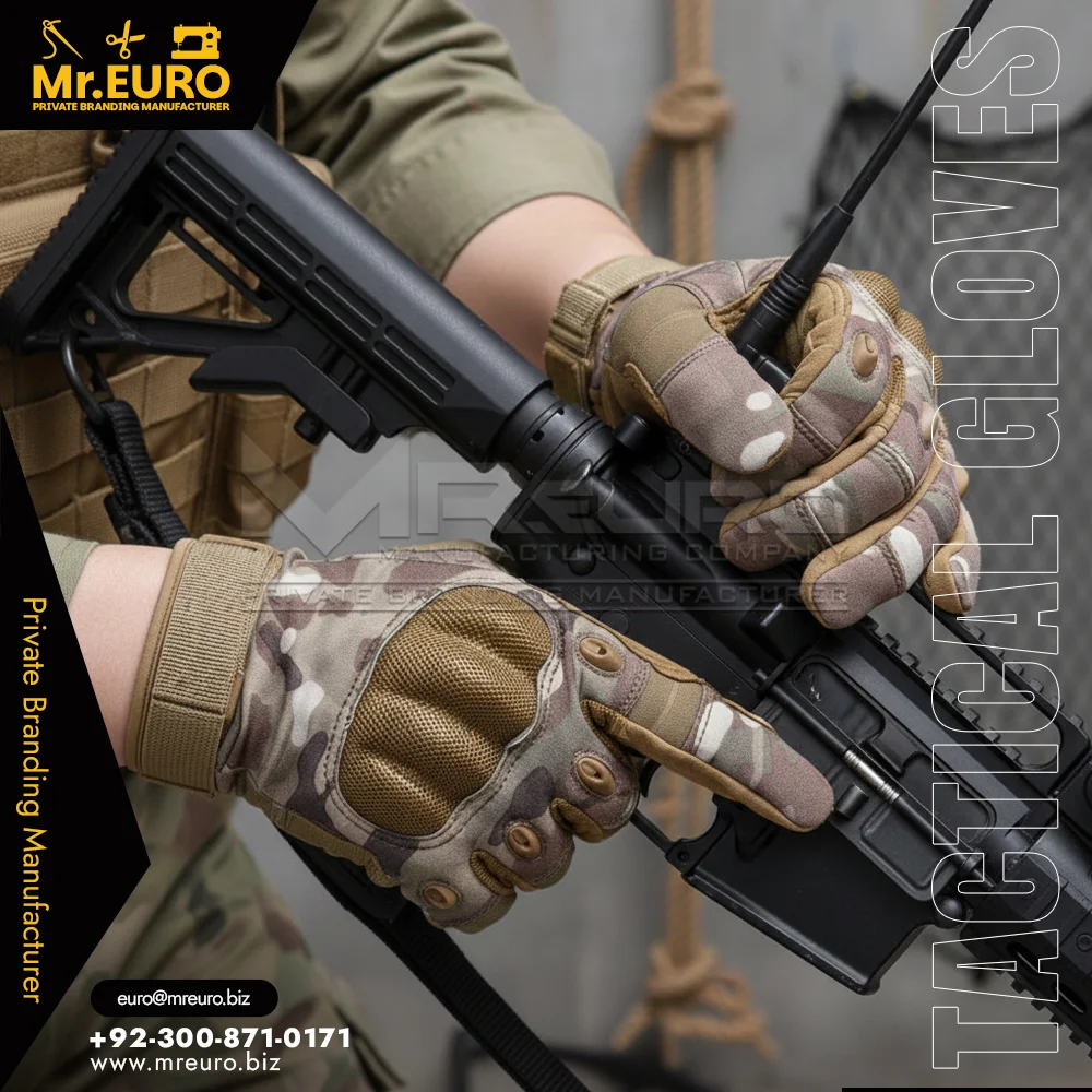 Custom Outdoor Anti Slip Tactical Gloves Precise Use - Tactical Gloves