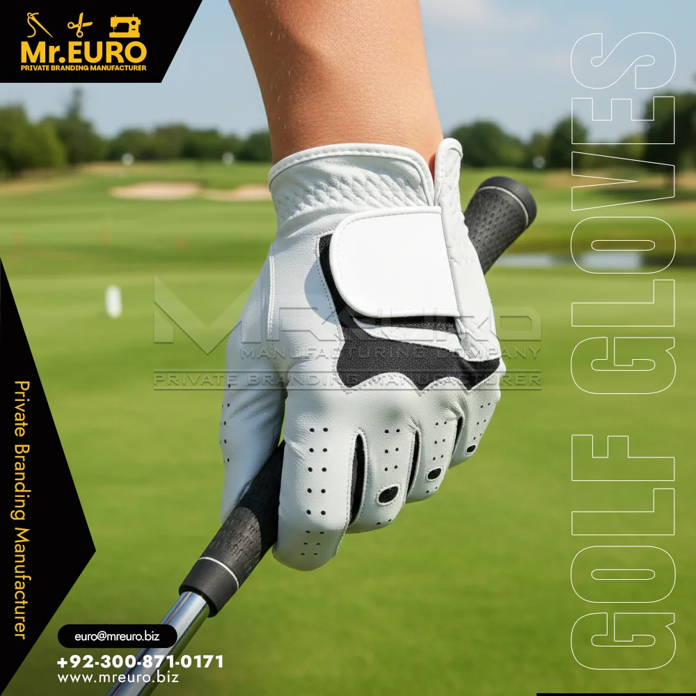 Custom Comfort Fit Classic White Golf Glove - Golf Gloves