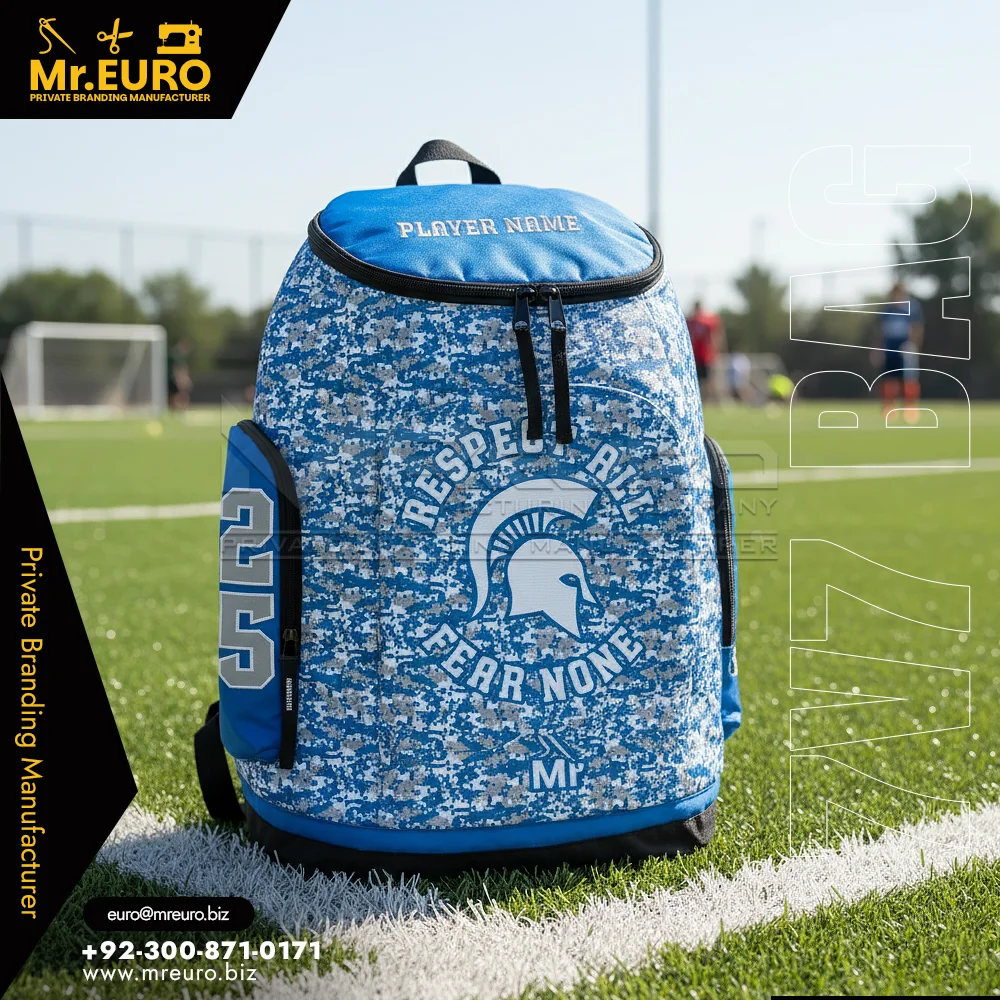 Custom Team Gear Sublimation 7v7 Backpack Bag - 7v7 Bags