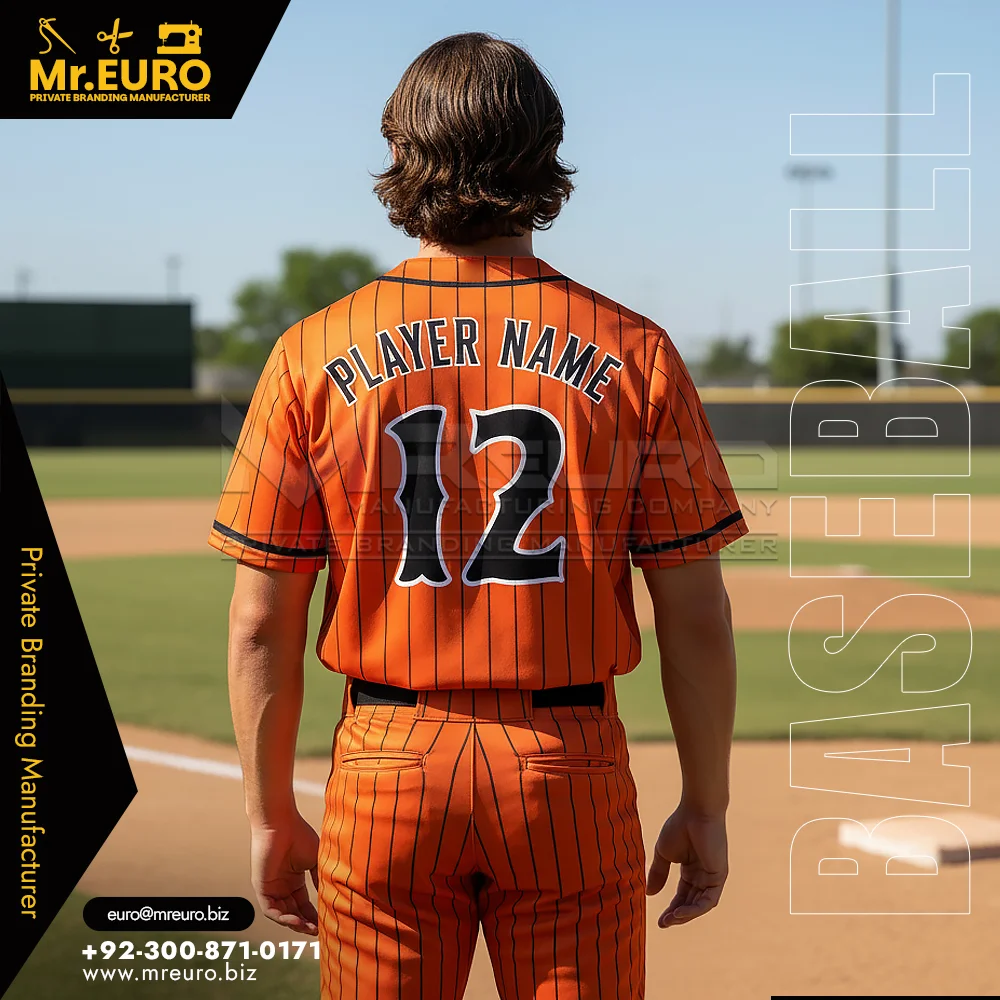 Custom Full Button Baseball Jersey Custom Sublimated Wear - Custom Baseball-Softball Uniforms