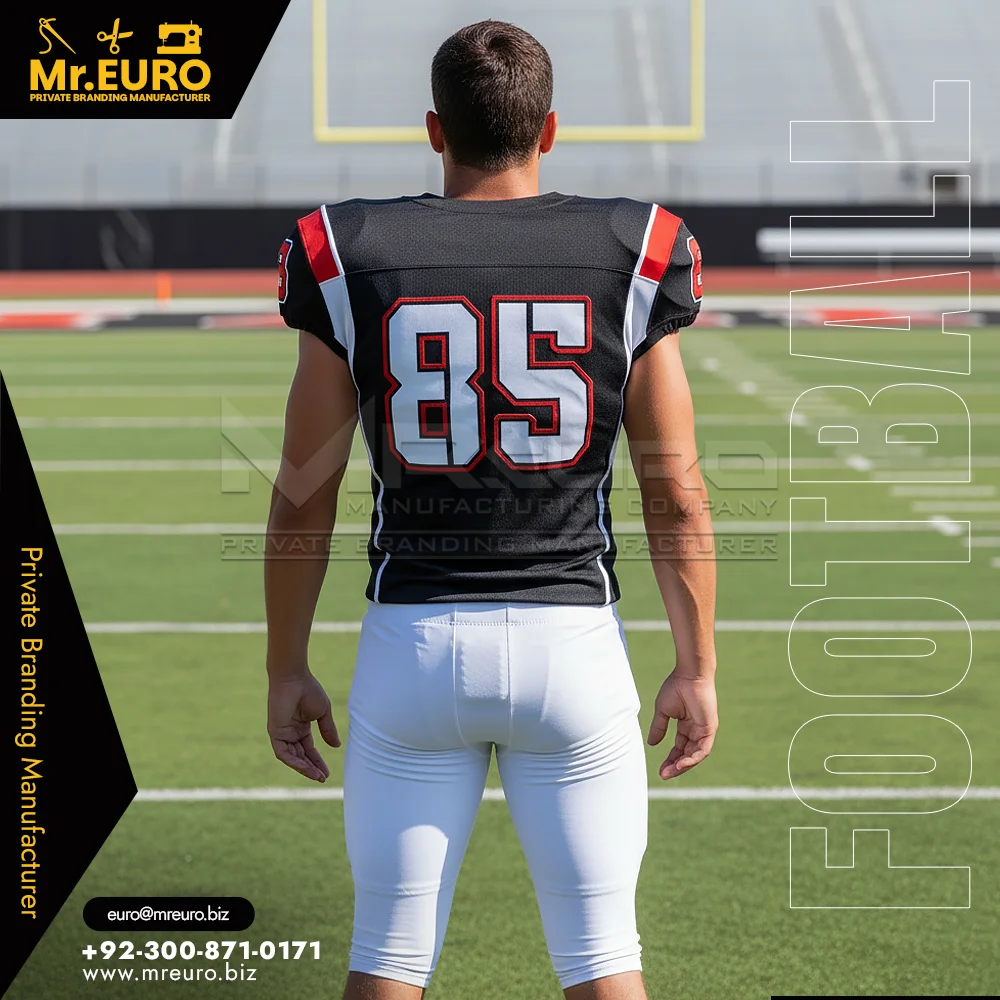 Sublimation Printed Custom American Football Jersey - Alternate View