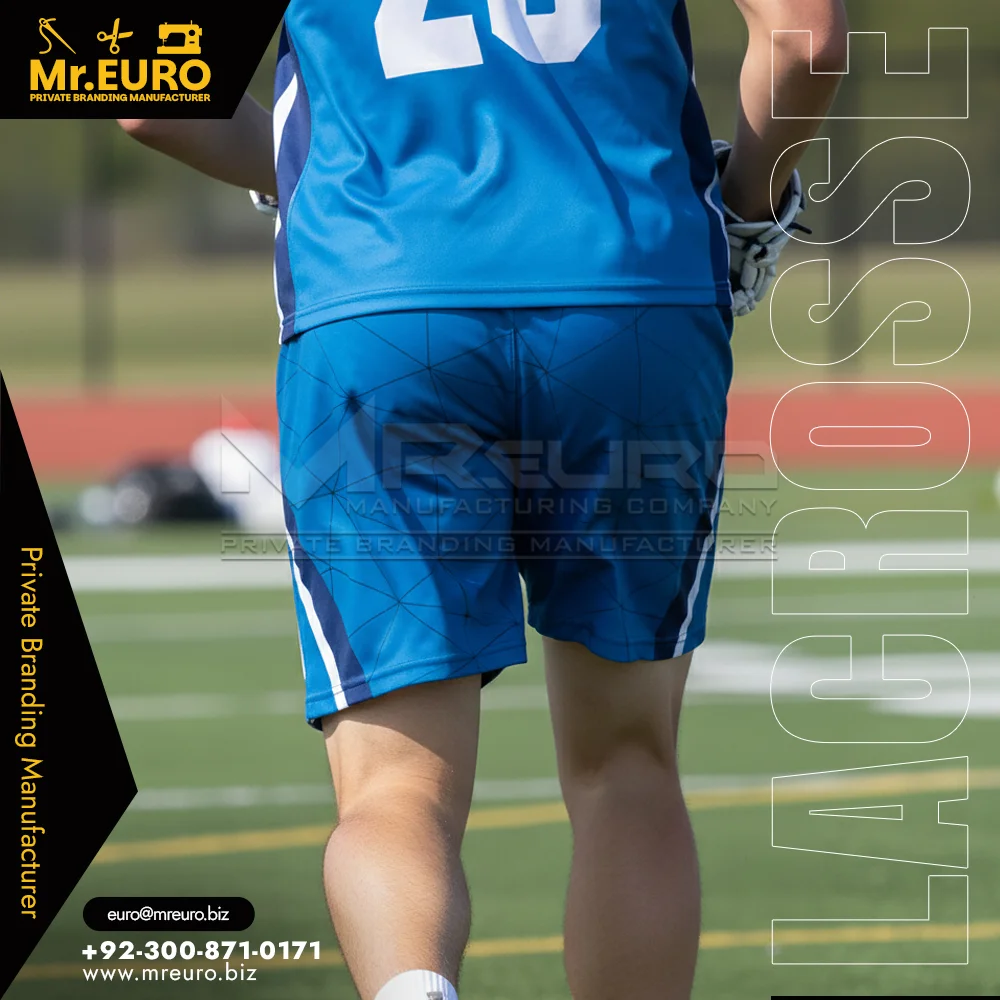 Custom Sublimated Lacrosse Shorts, Fully Custom Team Design - Custom Lacrosse Uniforms