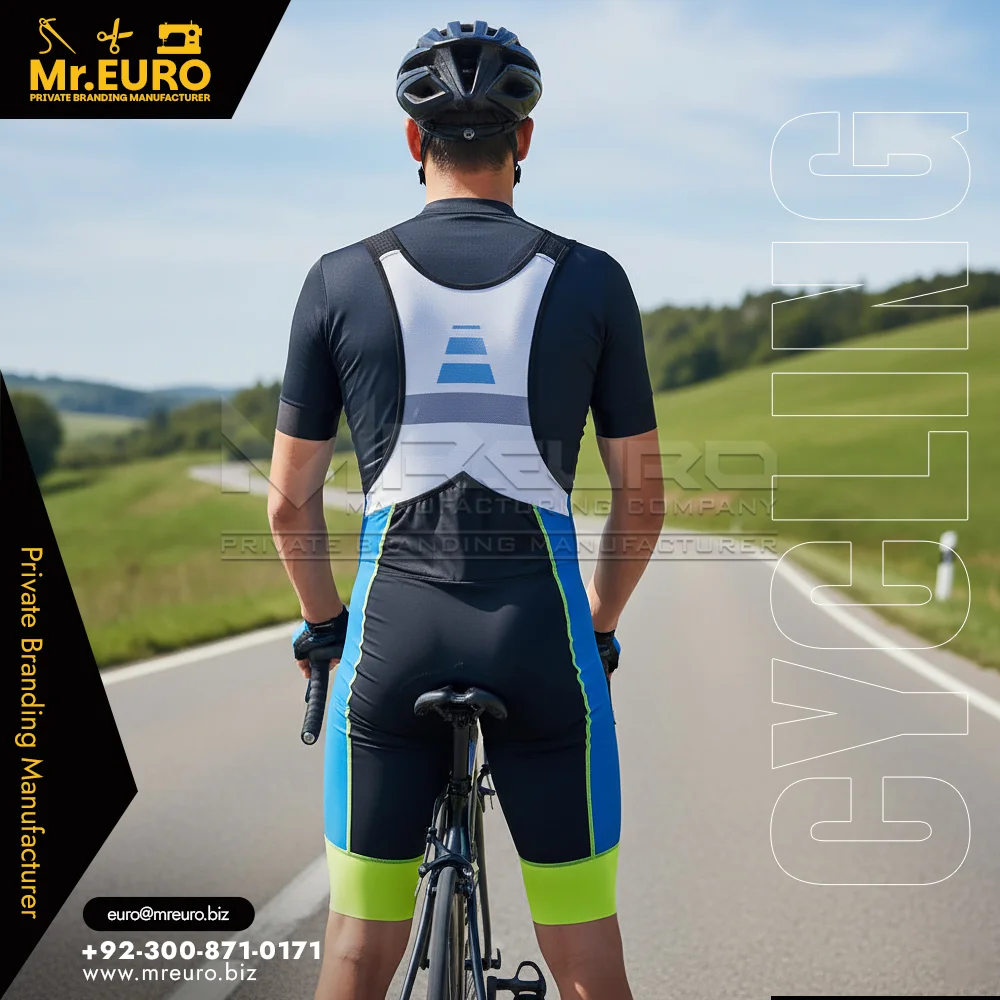 Custom Pro Blue Cycling Bib Shorts for Race Day Riders - Custom Cycling Uniforms