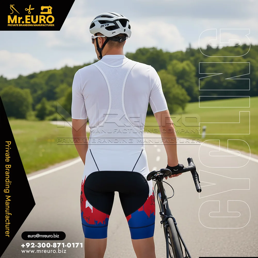 Sublimation Cycling Bib Shorts for Road Race Days - Alternate View