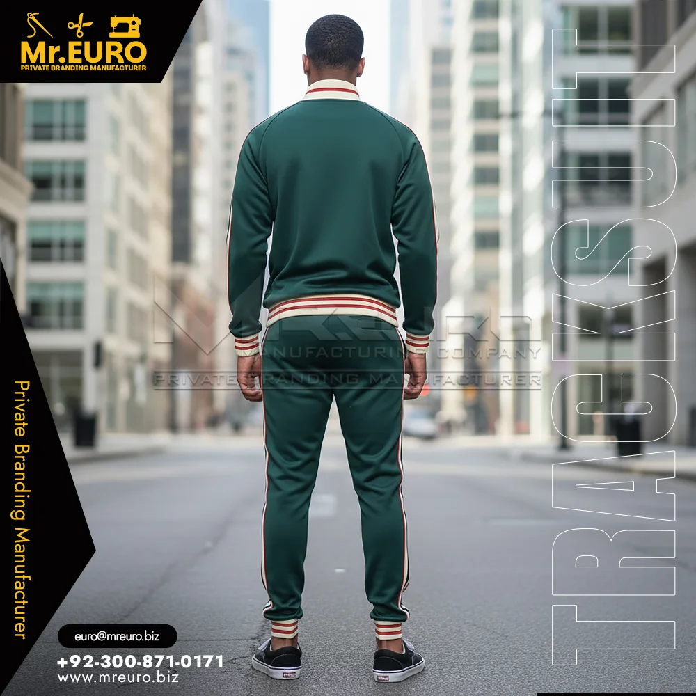 Custom Green Workout Tracksuit for Running & Training Days - Tracksuits