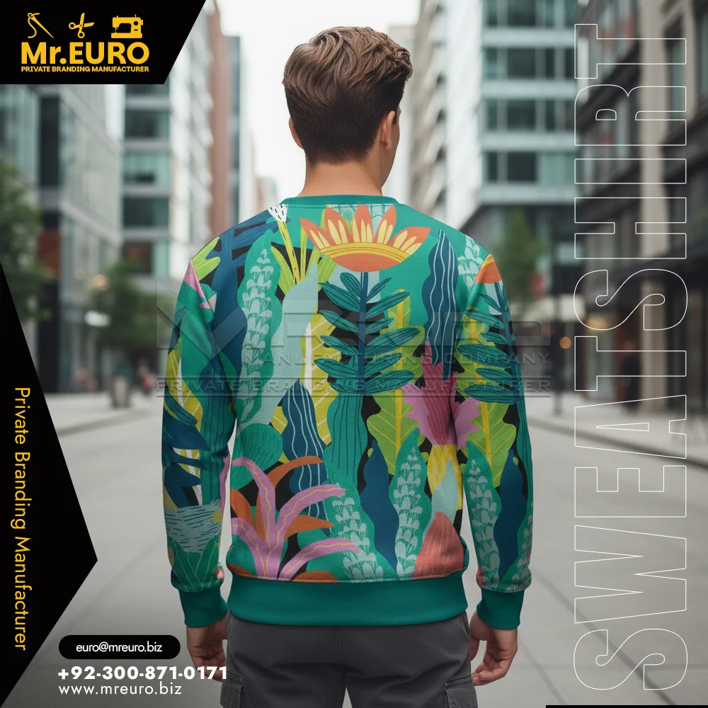 Custom Men's Sublimation Winter Sweatshirt For Cold Days - Hoodies-Sweatshirts