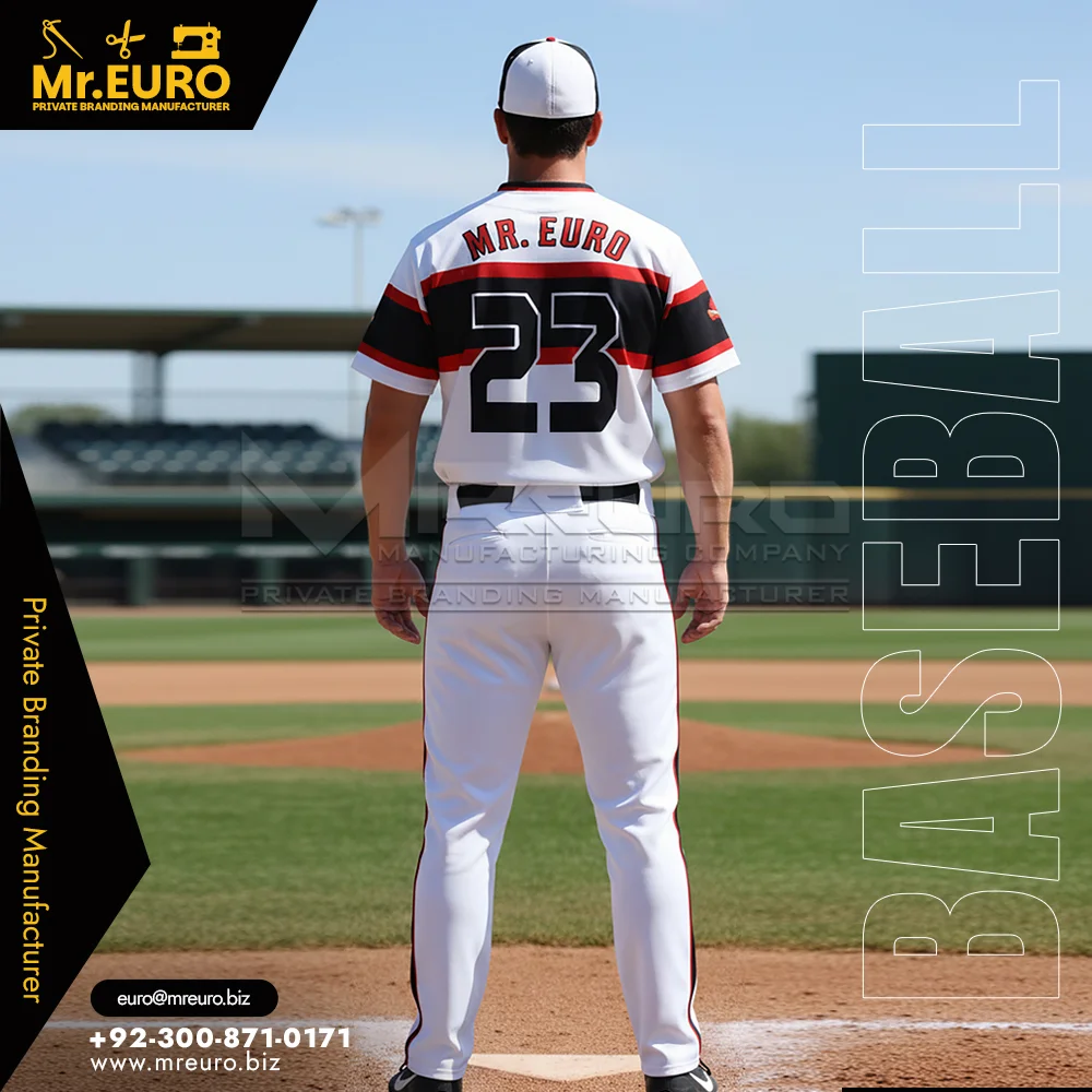 Custom Baseball Crew Neck Uniform Sublimated Wear - Alternate View