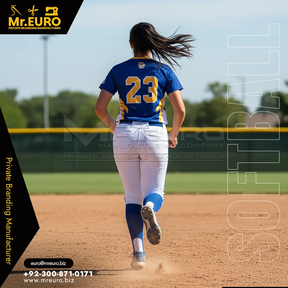 Pro Softball V-Neck Jersey Custom Designed Sublimated Uniform - Alternate View