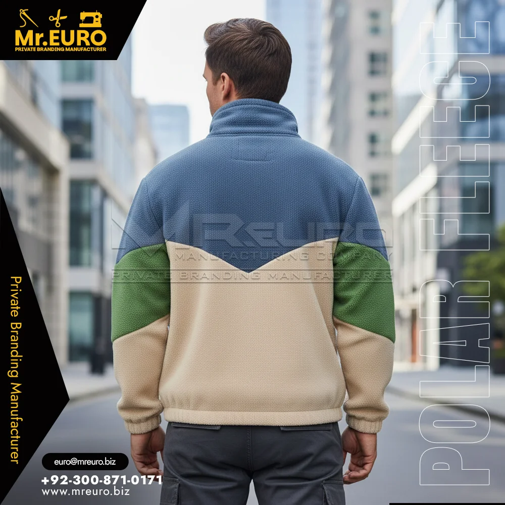 Custom Casual Multicolor Polar Fleece Jacket - Polar Fleece Jackets