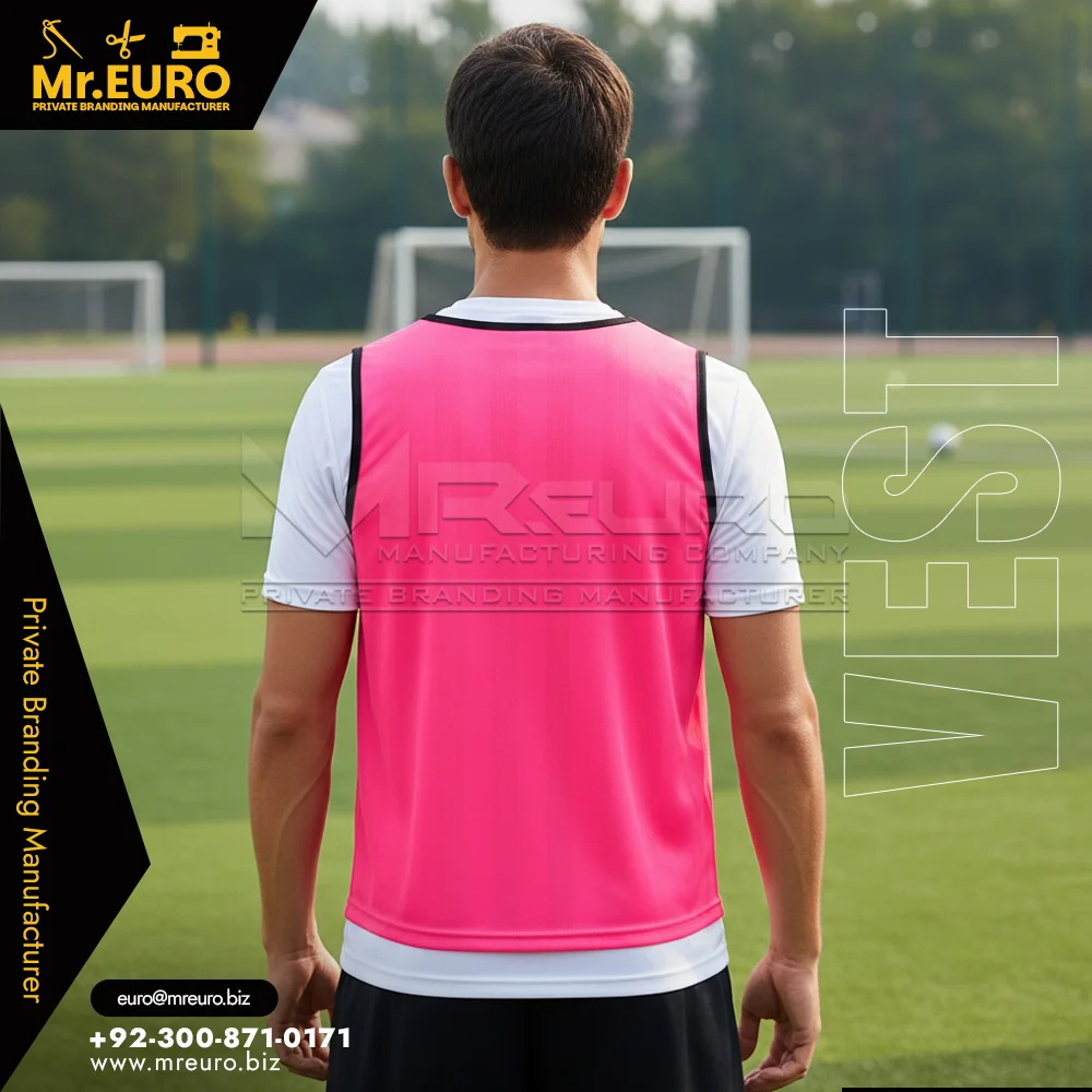 Custom Pink Sports & Team Practice Training Vest - Vest