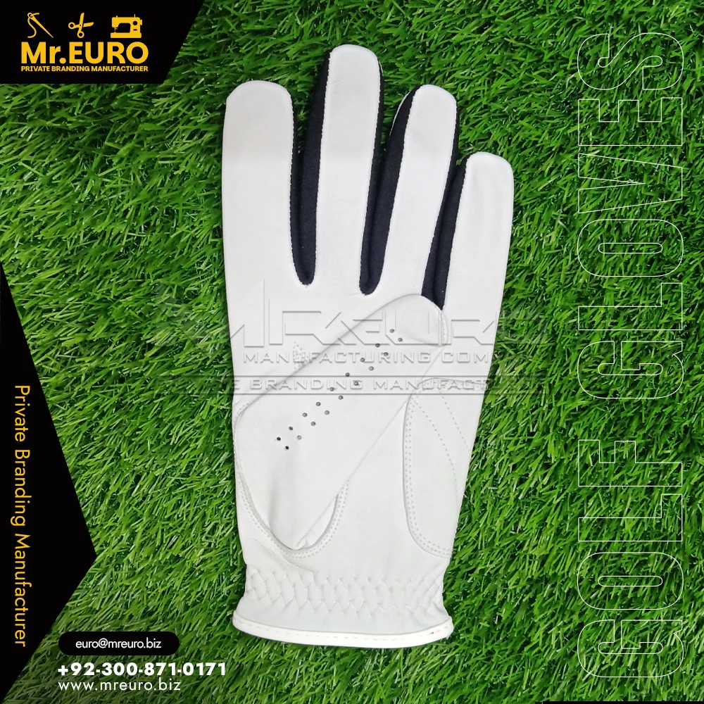 Comfort Fit Classic White Golf Glove - View