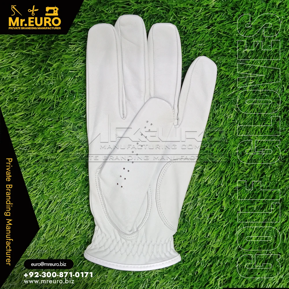 Professional Golf Glove Enhanced Grip Design - View