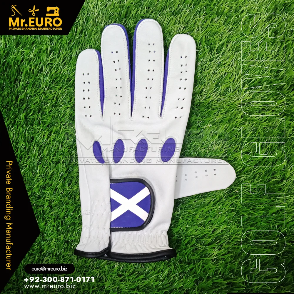 Custom Scotland Flag Golf Glove Stylish Performance - Golf Gloves