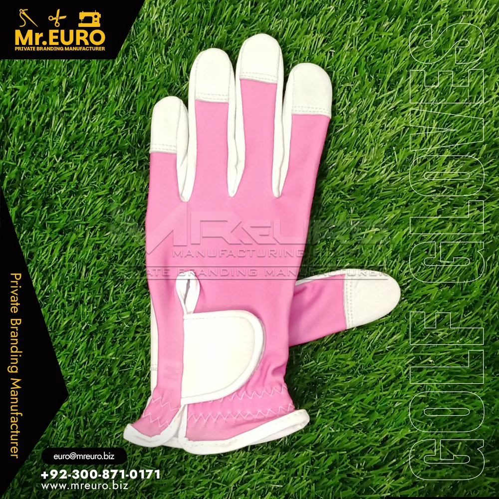 Custom Pink Golf Glove Lightweight Comfort Performance - Golf Gloves