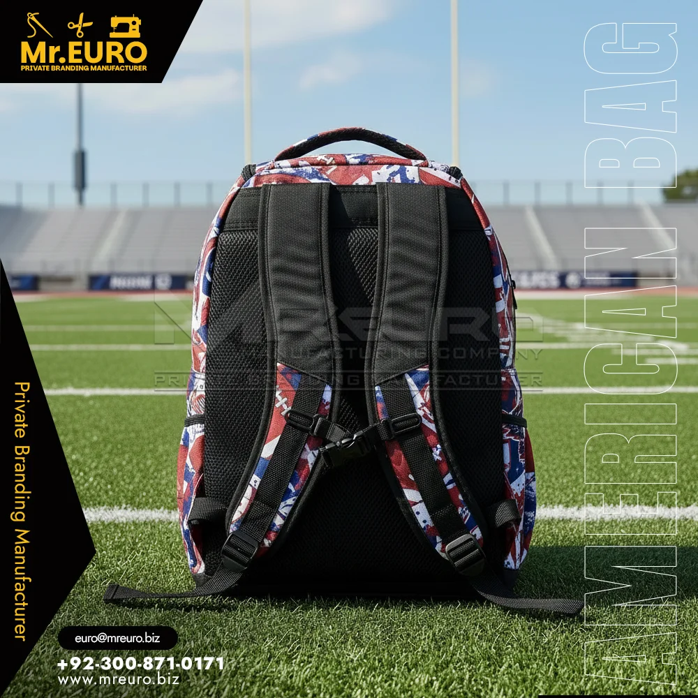 Custom Sublimation Stylish American Football Backpack Bag - American Football Bags