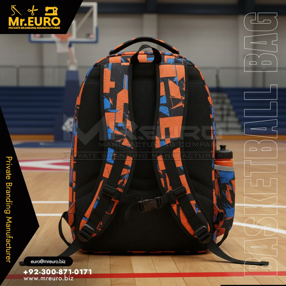 Custom Sports Sublimation Basketball Backpack Bag - Basketball Bags