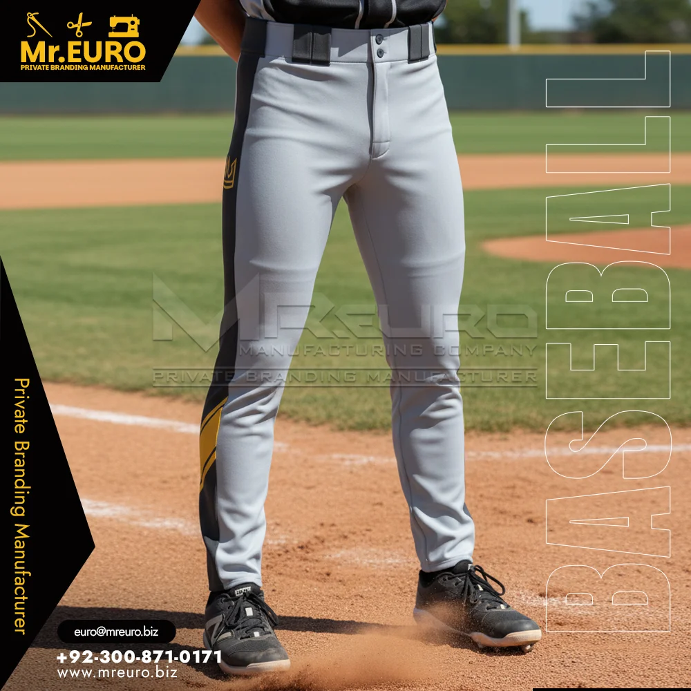 Full Dye Baseball Pant Custom Sublimated Design - Alternate View