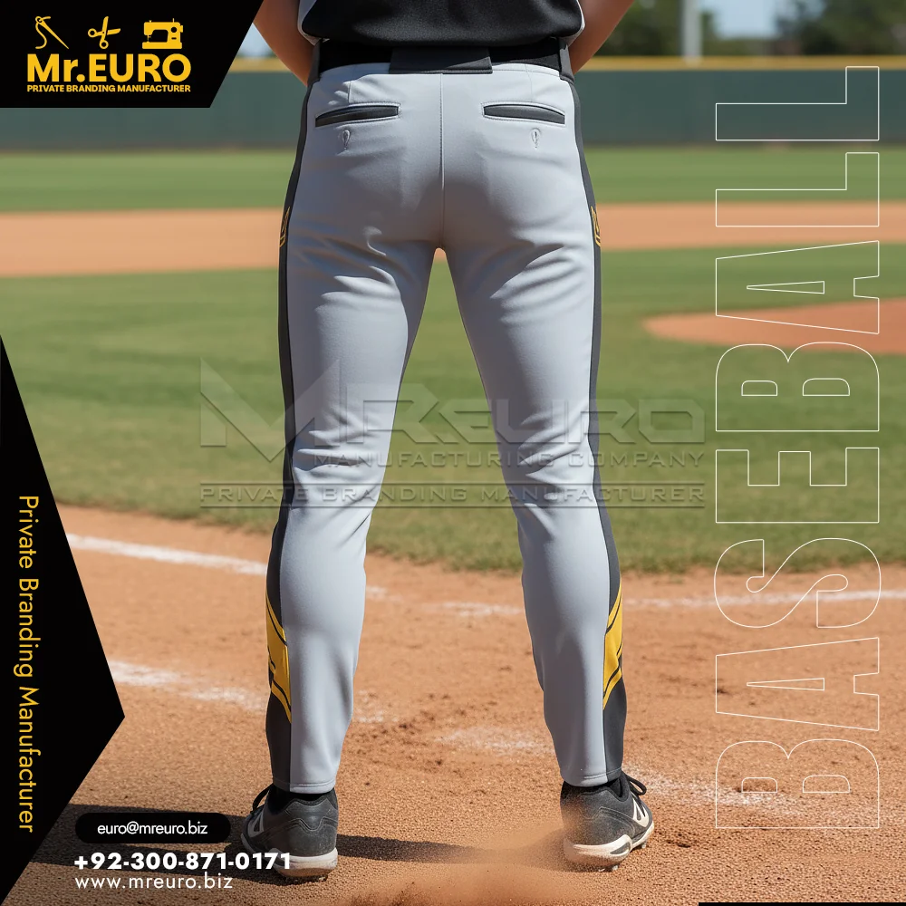 Full Dye Baseball Pant Custom Sublimated Design - View