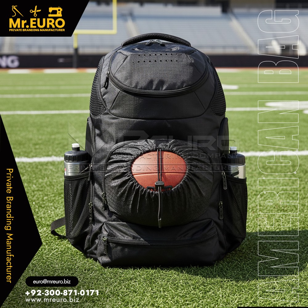 American Football Backpack Sports Gear Bag