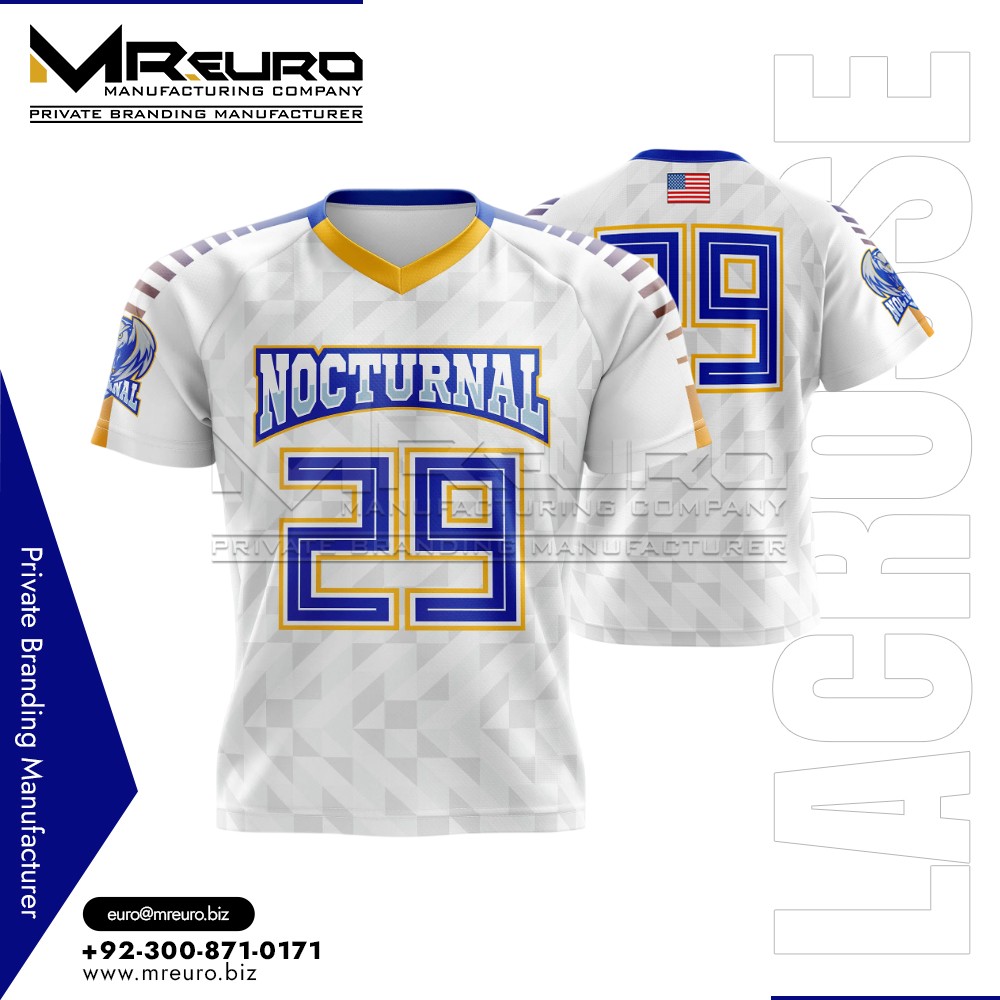 Shorts Sleeve Sublimated Lacrosse Jersey