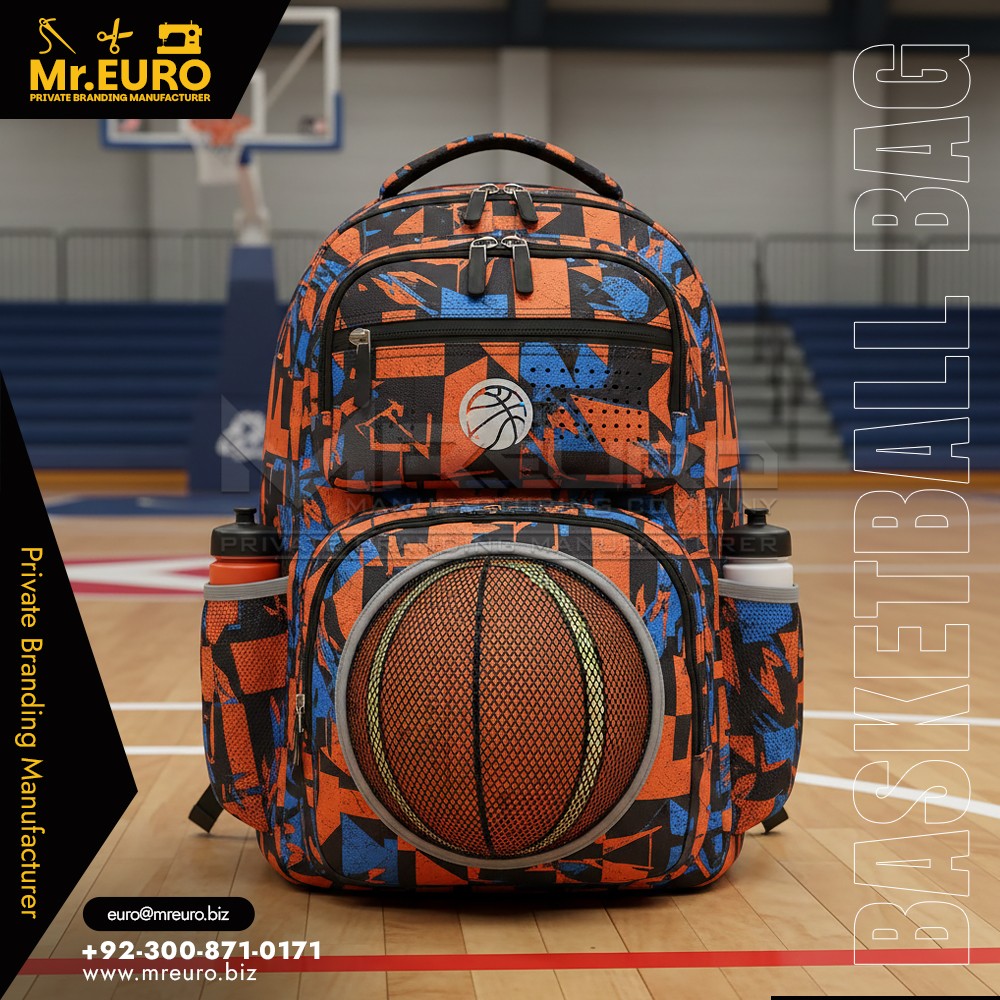 Sports Sublimation Basketball Backpack Bag