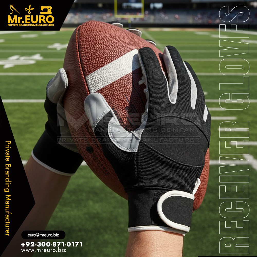 Football Receiver Anti Slip Catch Gloves