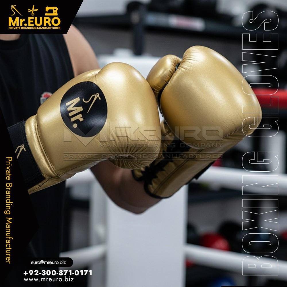 Premium Gold Training Boxing Gloves