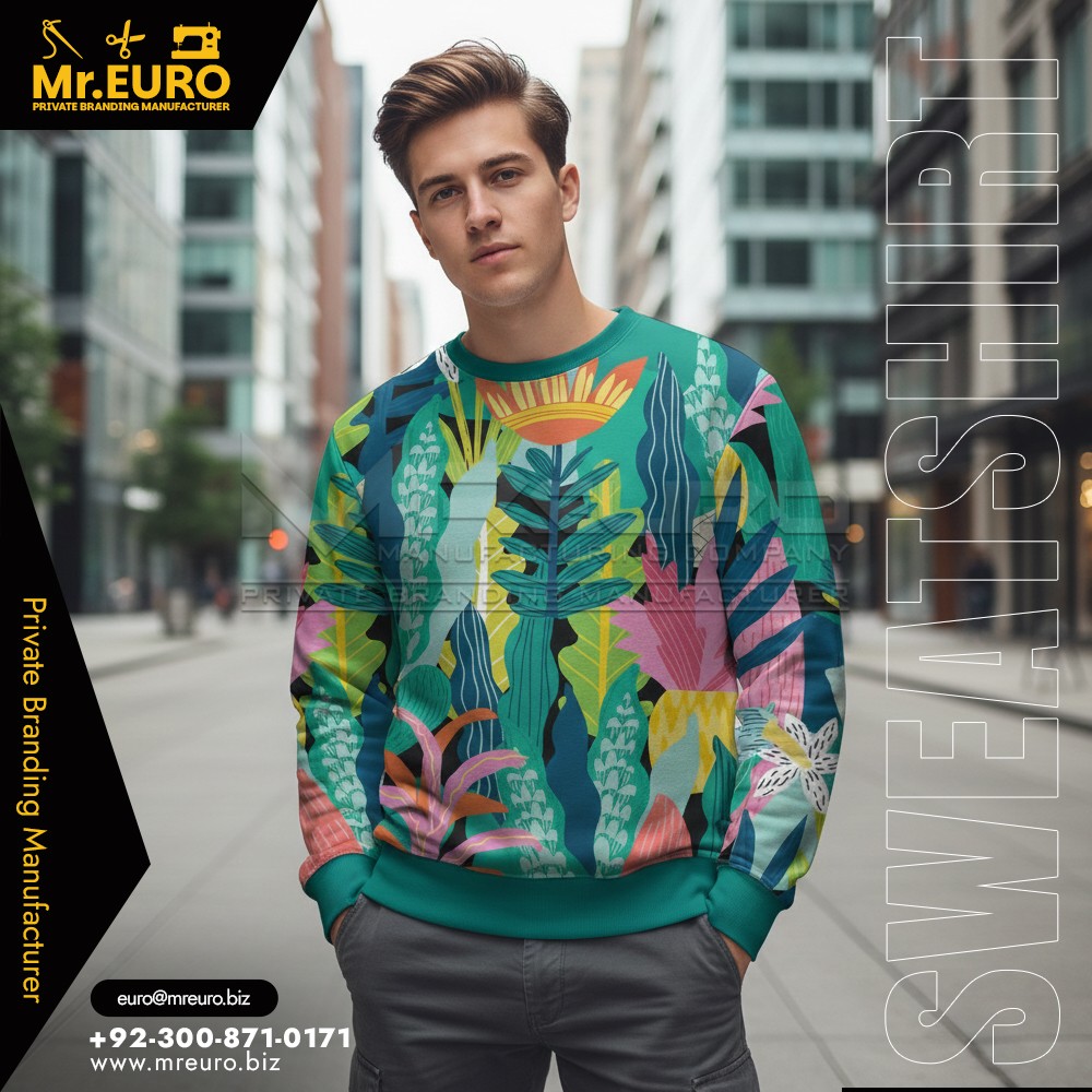 Men’s Sublimation Winter Sweatshirt