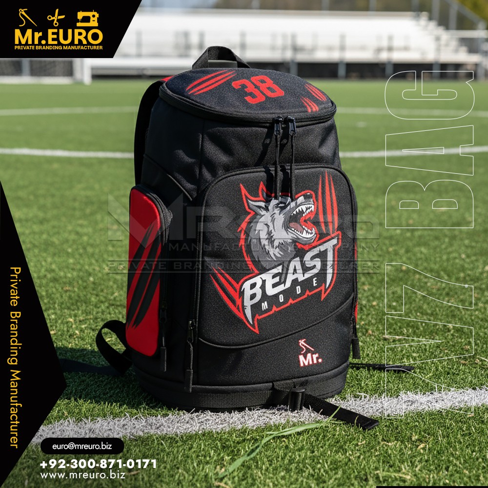 Durable Sublimation Sports 7v7 Backpack Bag